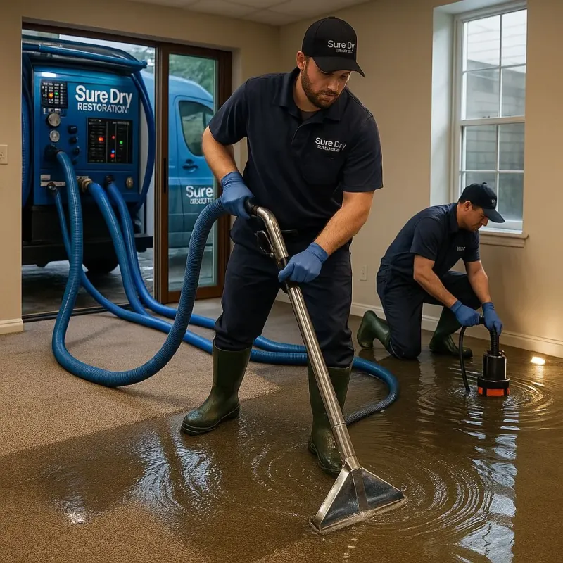 Water Extraction and Removal process in West Wyoming, PA